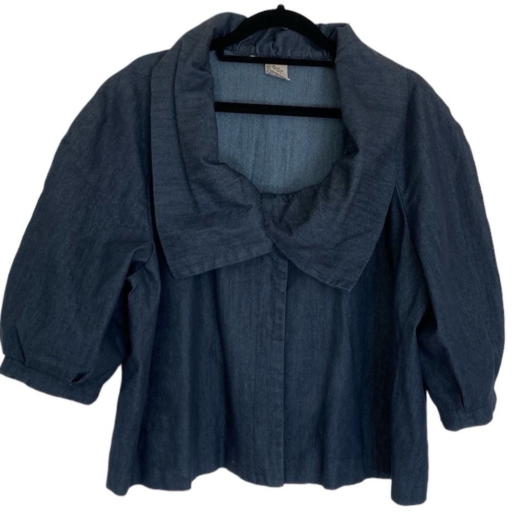 Requirements Cropped Denim Jacket